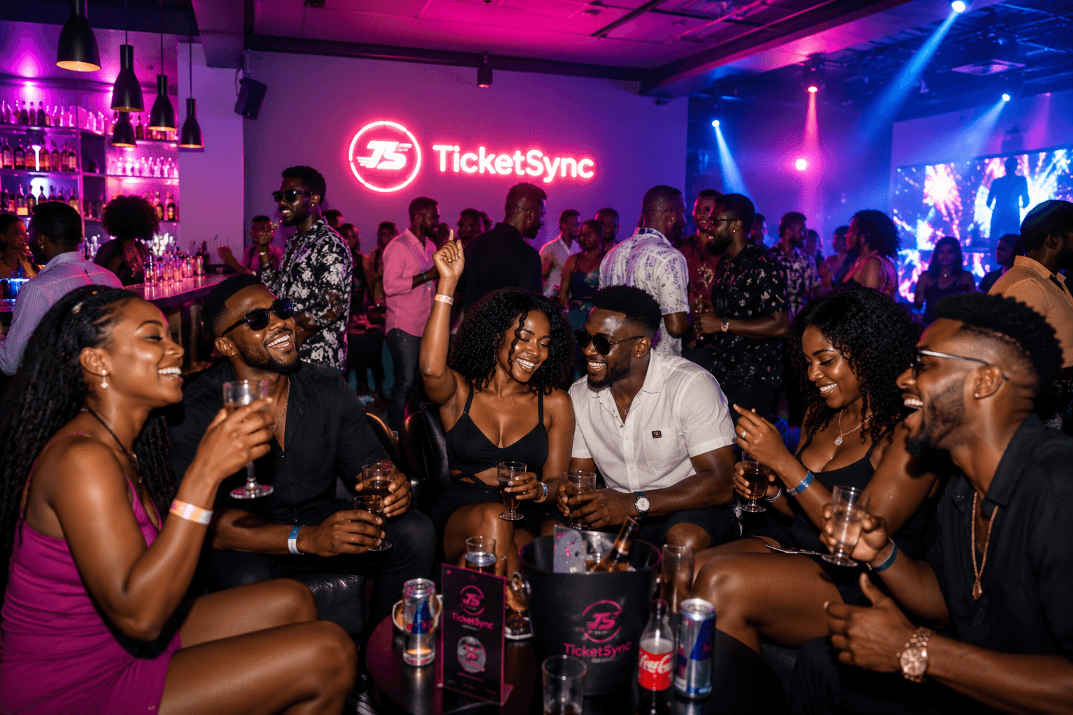 A night out at a TicketSync club event
